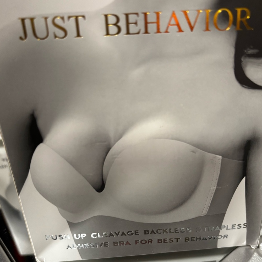 Beige Strapless Push-Up Bra 32 C